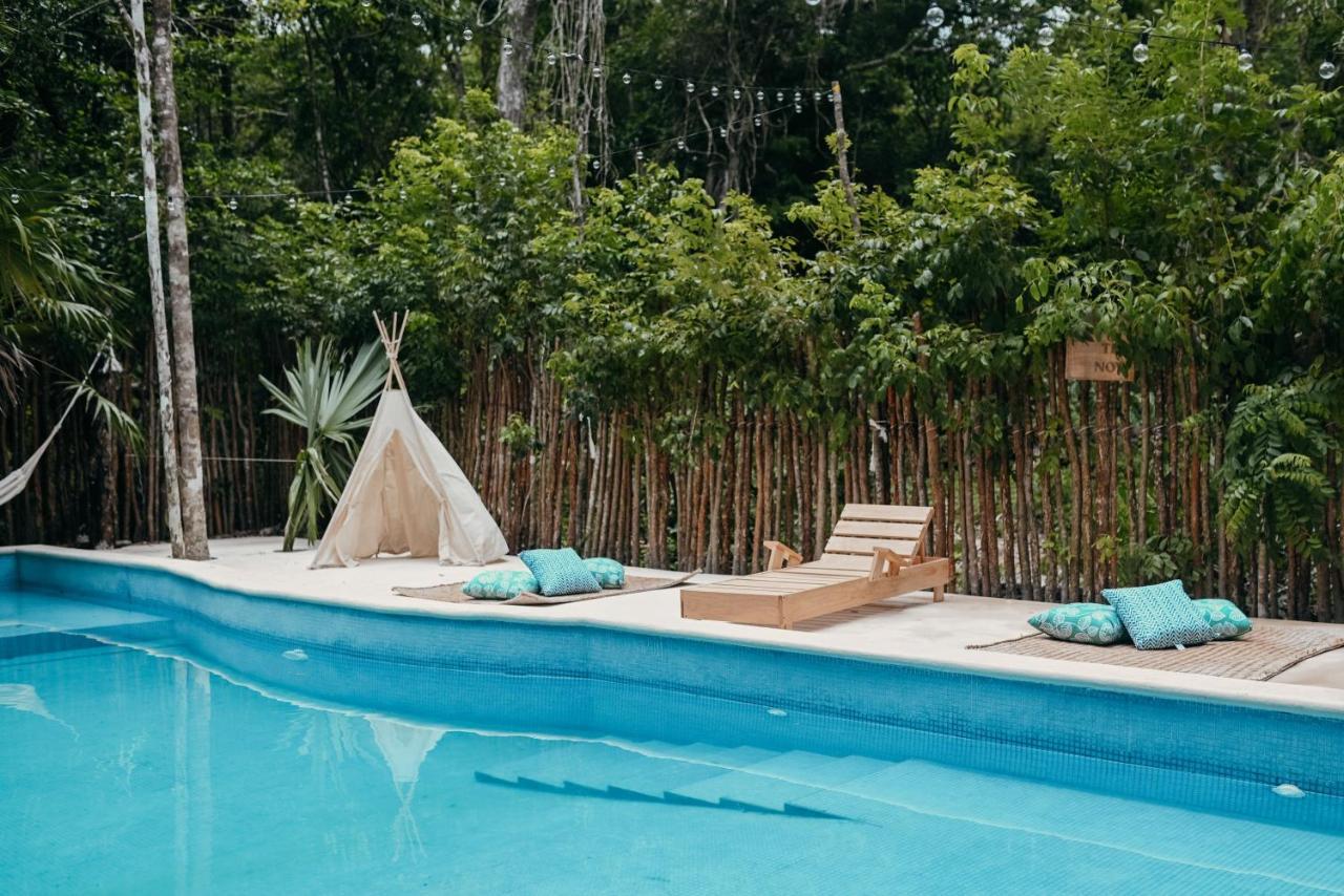 Hotel Lunita Jungle Experience Puerto Morelos Exteriér fotografie